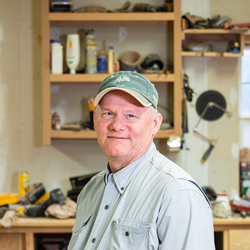 bill in the workshop